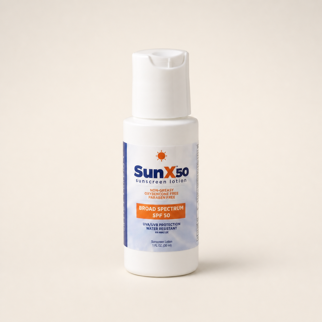 SunX 50 Sunscreen Lotion (1 oz Bottle)