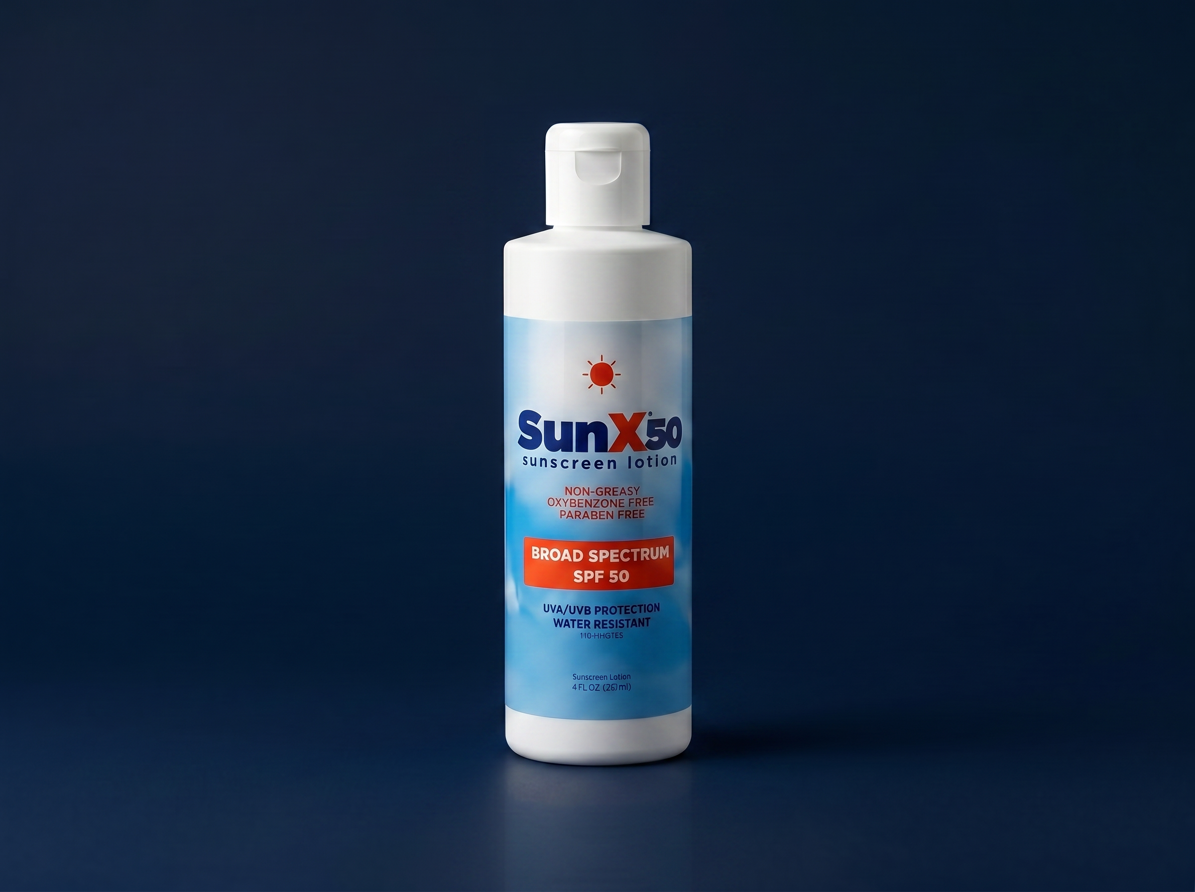 SunX 50 Sunscreen Lotion (4 oz Bottle)