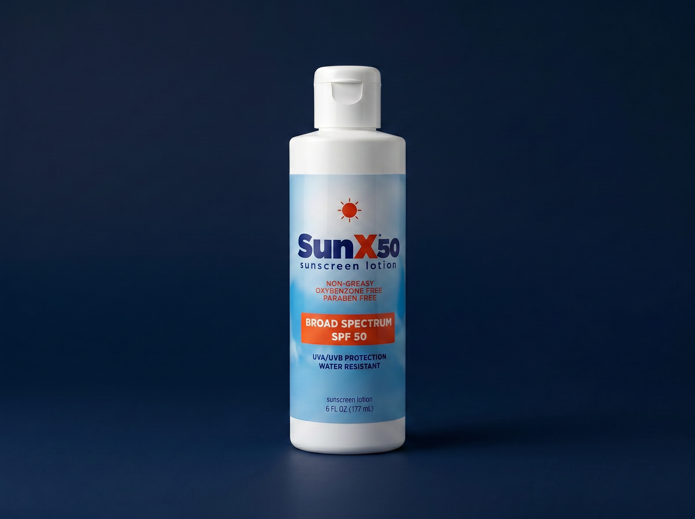 SunX 50 Sunscreen Lotion (6 oz Bottle)